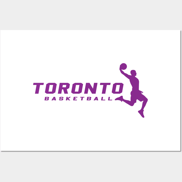 Retro Toronto Basketball Club Wall Art by Cemploex_Art